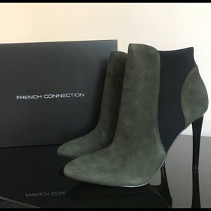 French Connection Booties 💚 brand new